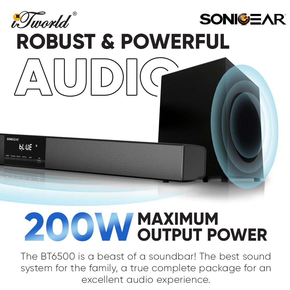 Price Sonicgear Bt2100 Soundbar Sonicgear Bt2100 Arena 300W Dolby